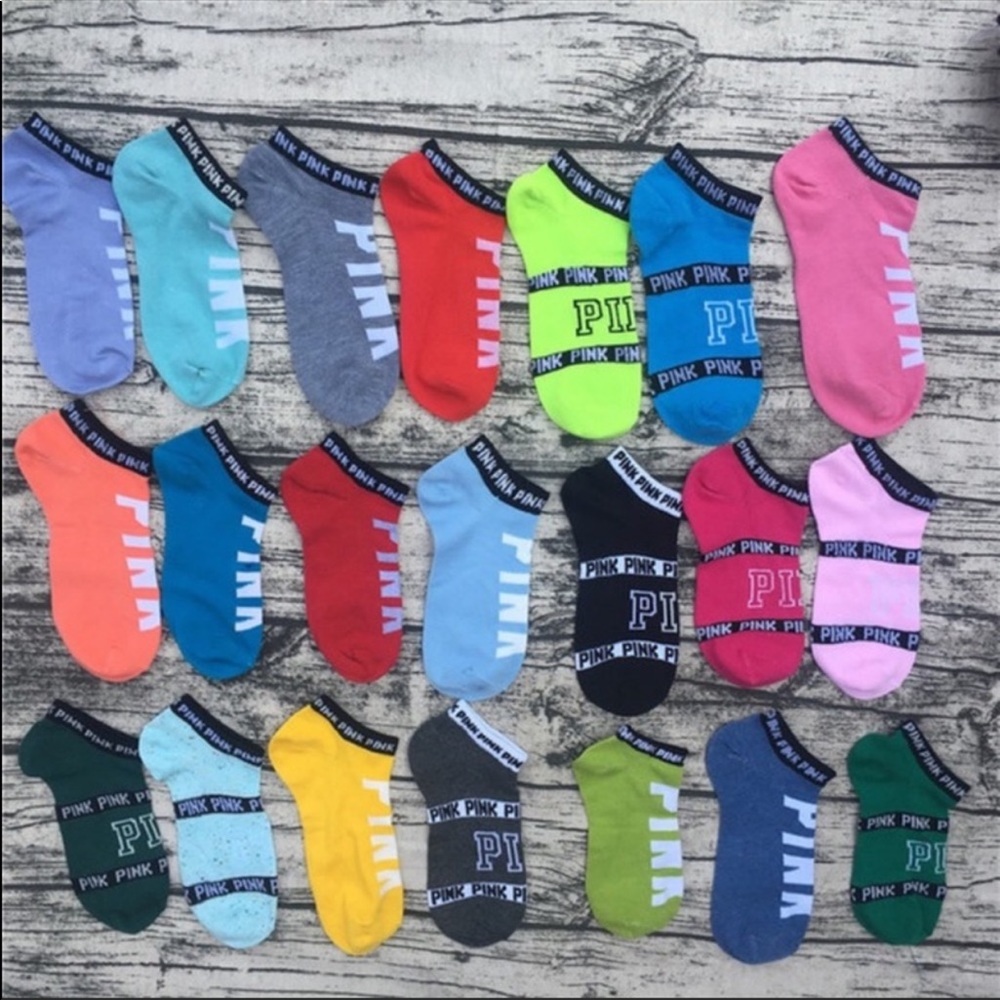 Pink Victoria secret socks - Picture 2 of 3